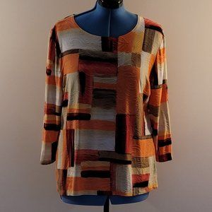 Textured Jacquard Knit Top